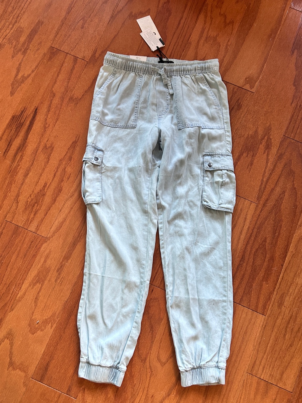 Cargo Joggers Light Blue girls Lg 12/14